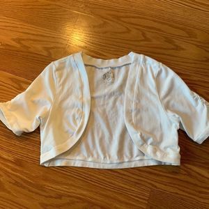 EUC Justice cap sleeved sweater, size 10